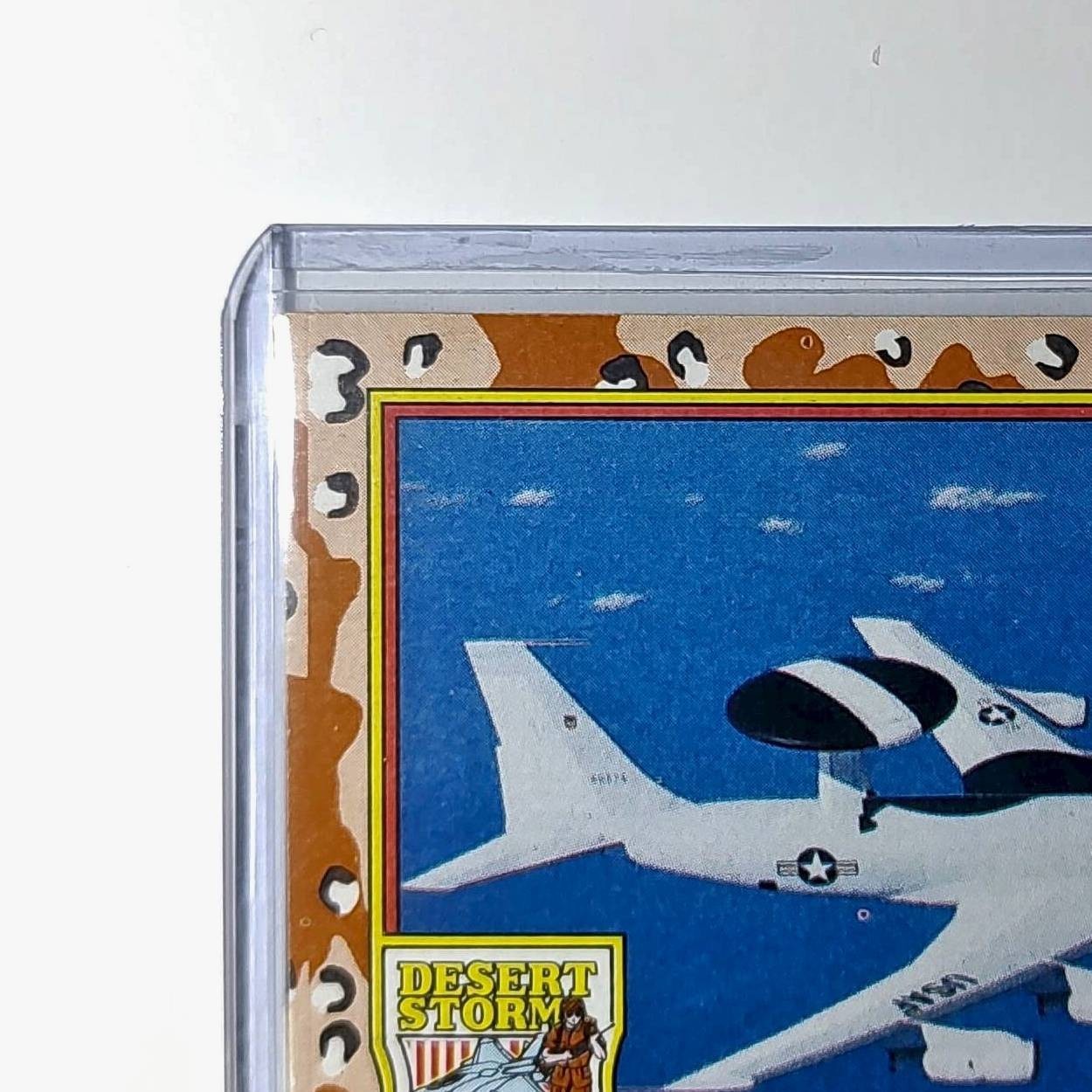 The Sentry – An E-3A AWACS 1991 Topps Desert Storm #33 Card