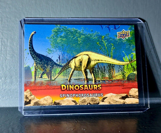 2015 Upper Deck Dinosaurs Spinophorosaurus Extinction Red Parallel #78 Card