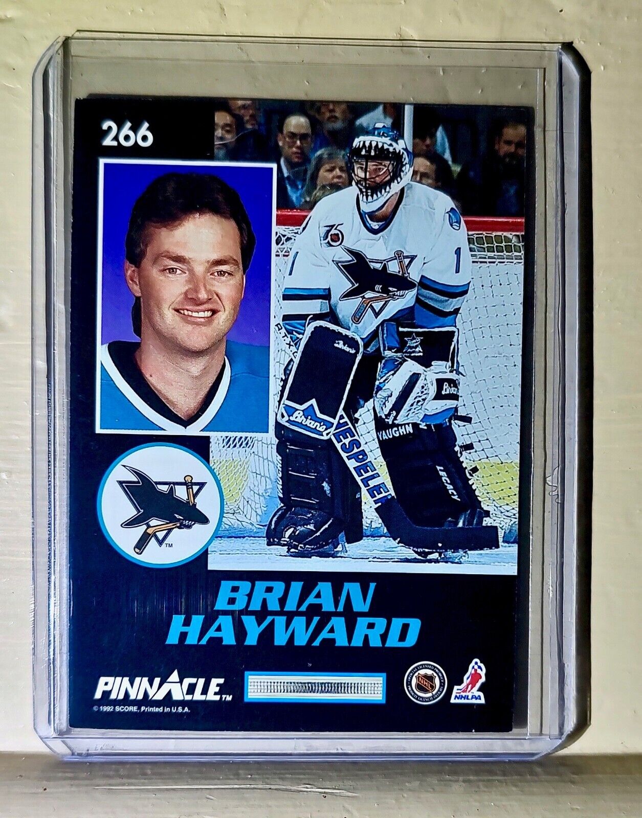 Brian Hayward 1992 Score Pinnacle Masks #266 Hockey Card