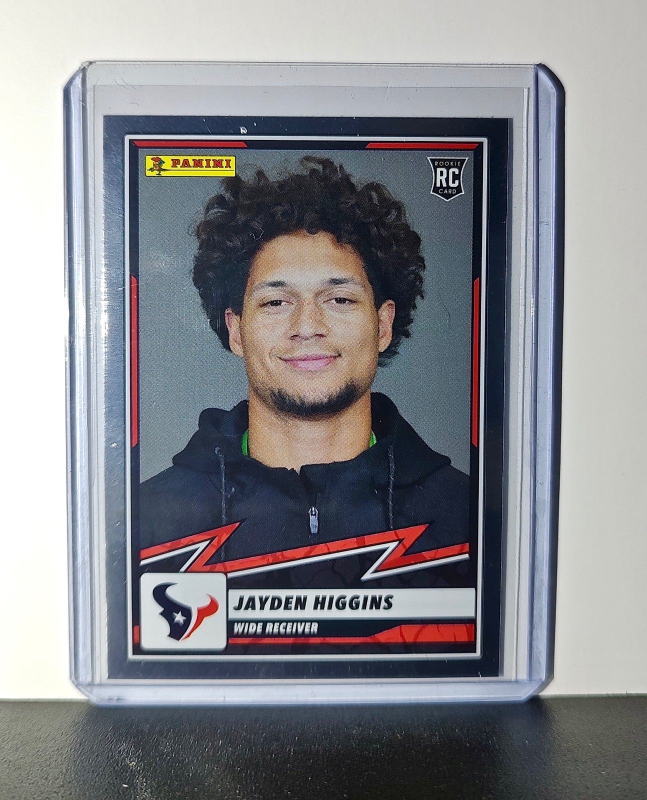 Jayden Higgins Rookie 2025 Panini NFL #82 Foil Sticker Card Houston Texans