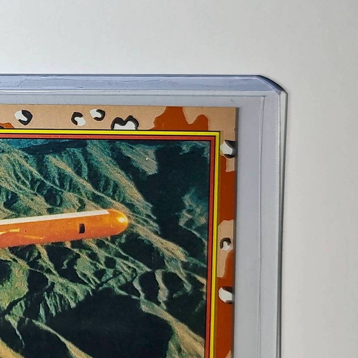 Tomahawk Missile in Flight 1991 Topps Desert Storm #47 Card