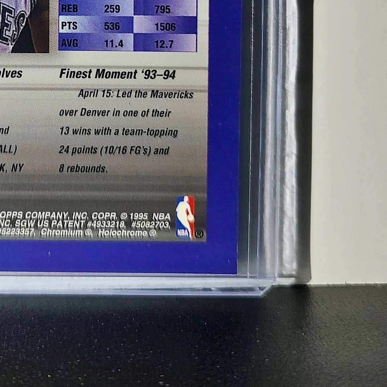 Sean Rooks 1994-95 Topps Finest #237 Basketball Card