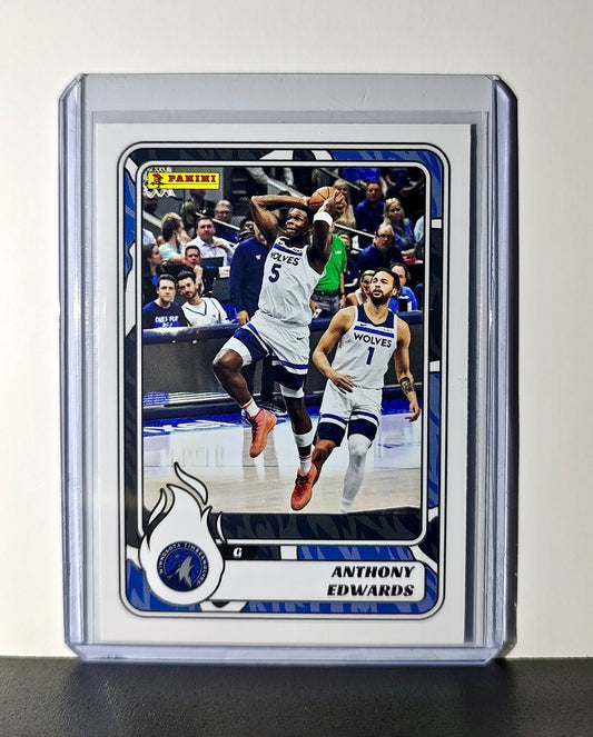 Anthony Edwards 2024-25 Panini NBA #15 Sticker Card Minnesota Timberwolves