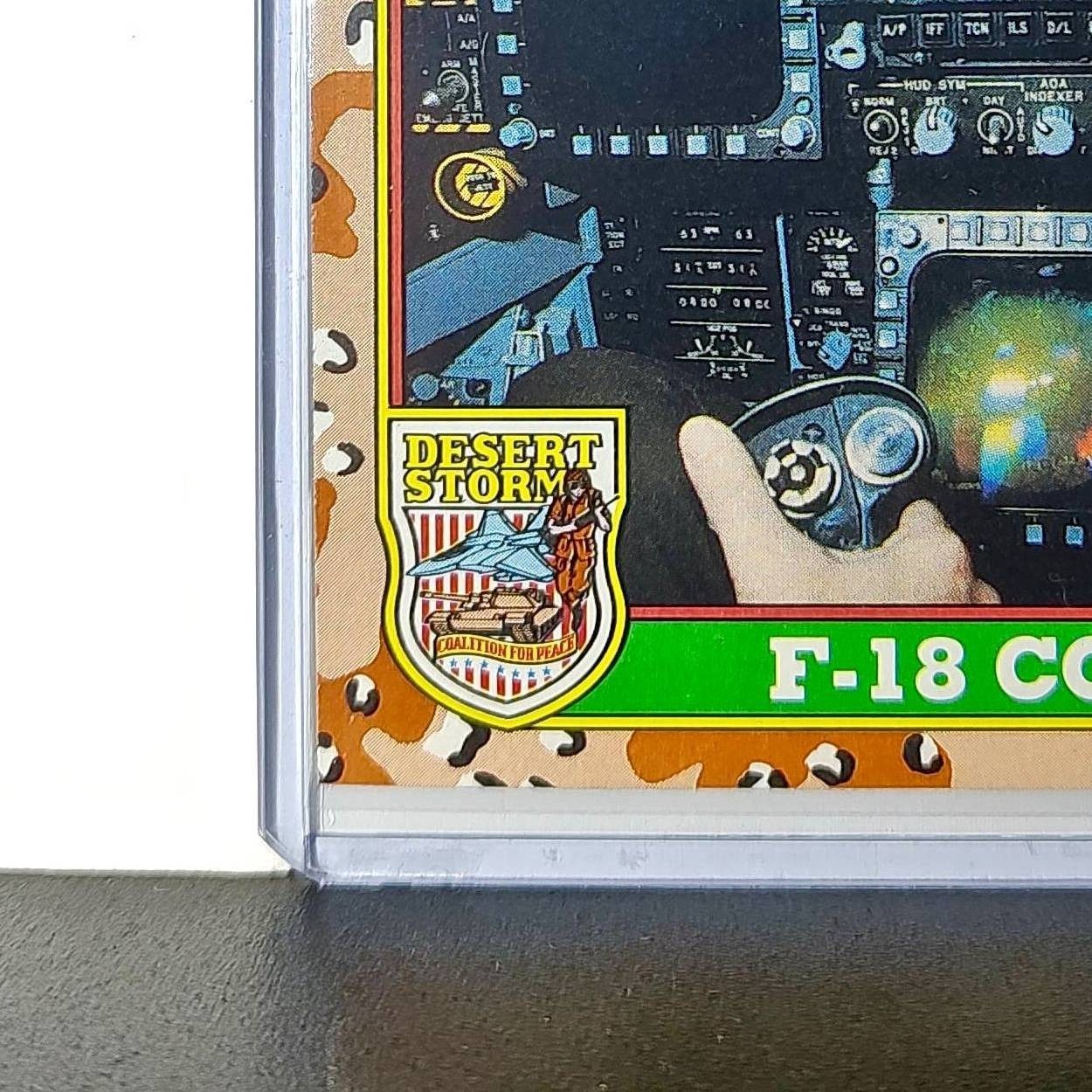 F/A-18 Cockpit 1991 Topps Desert Storm #64 Card