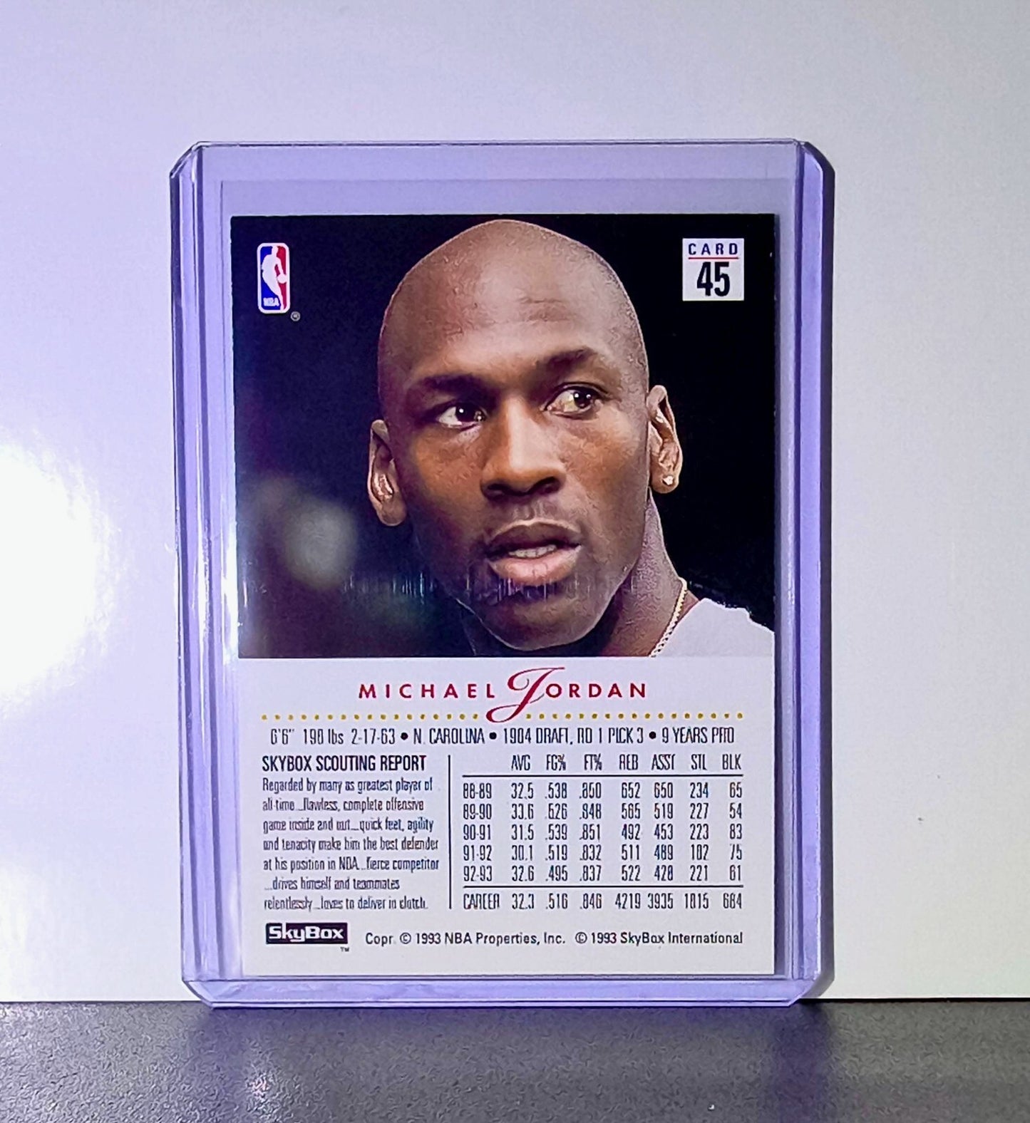 Michael Jordan 1993-94 Skybox Premium #45 Basketball Card Chicago Bulls
