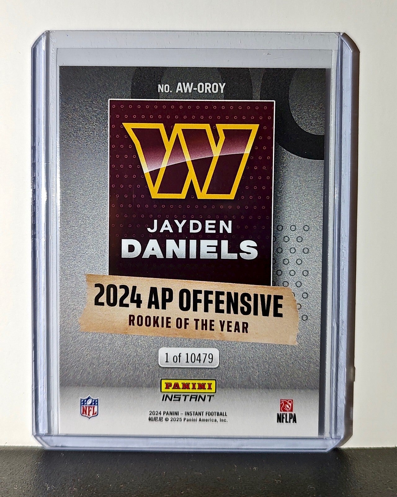 Jayden Daniels Rookie of the Year Offensive 2024 Panini NFL Football 1 of 10479