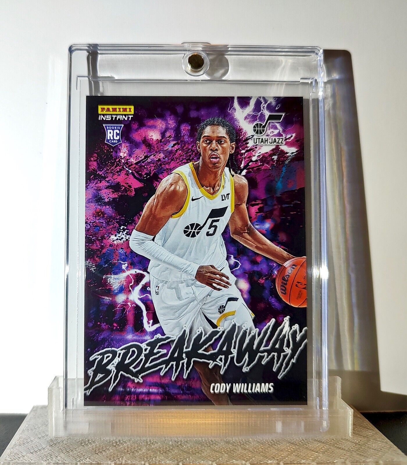 2024-25 Panini Instant NBA Breakaway Complete 18 Card Set in magnet cases 1/1355