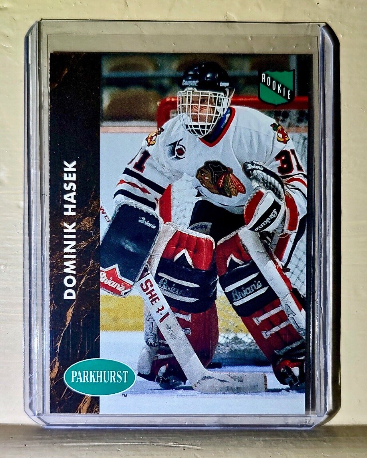 Dominik Hasek 1991-92 Pro Set Parkhurst #263 Hockey Card Chicago BlackHawks