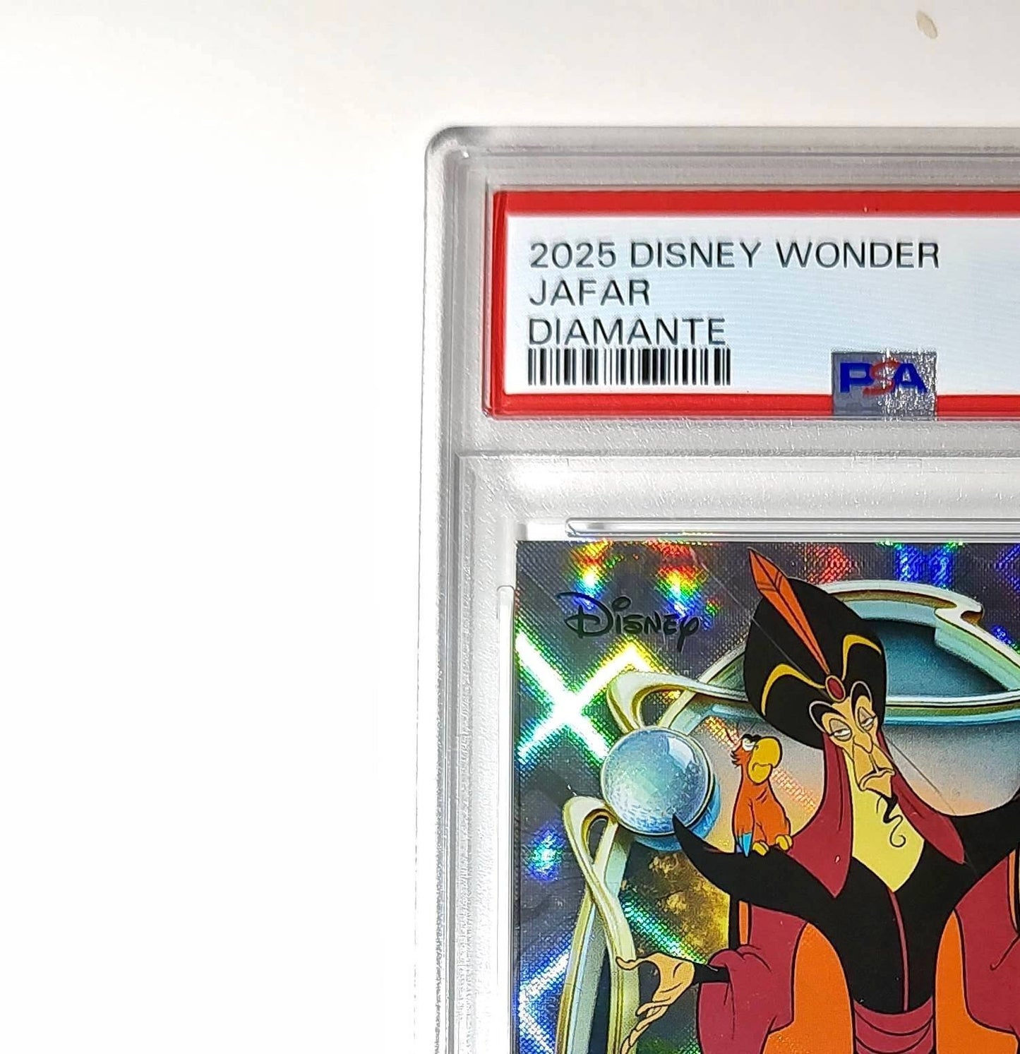 Jafar 2025 Topps Disney Wonder #52 Winter Variant Card Aladdin PSA 8