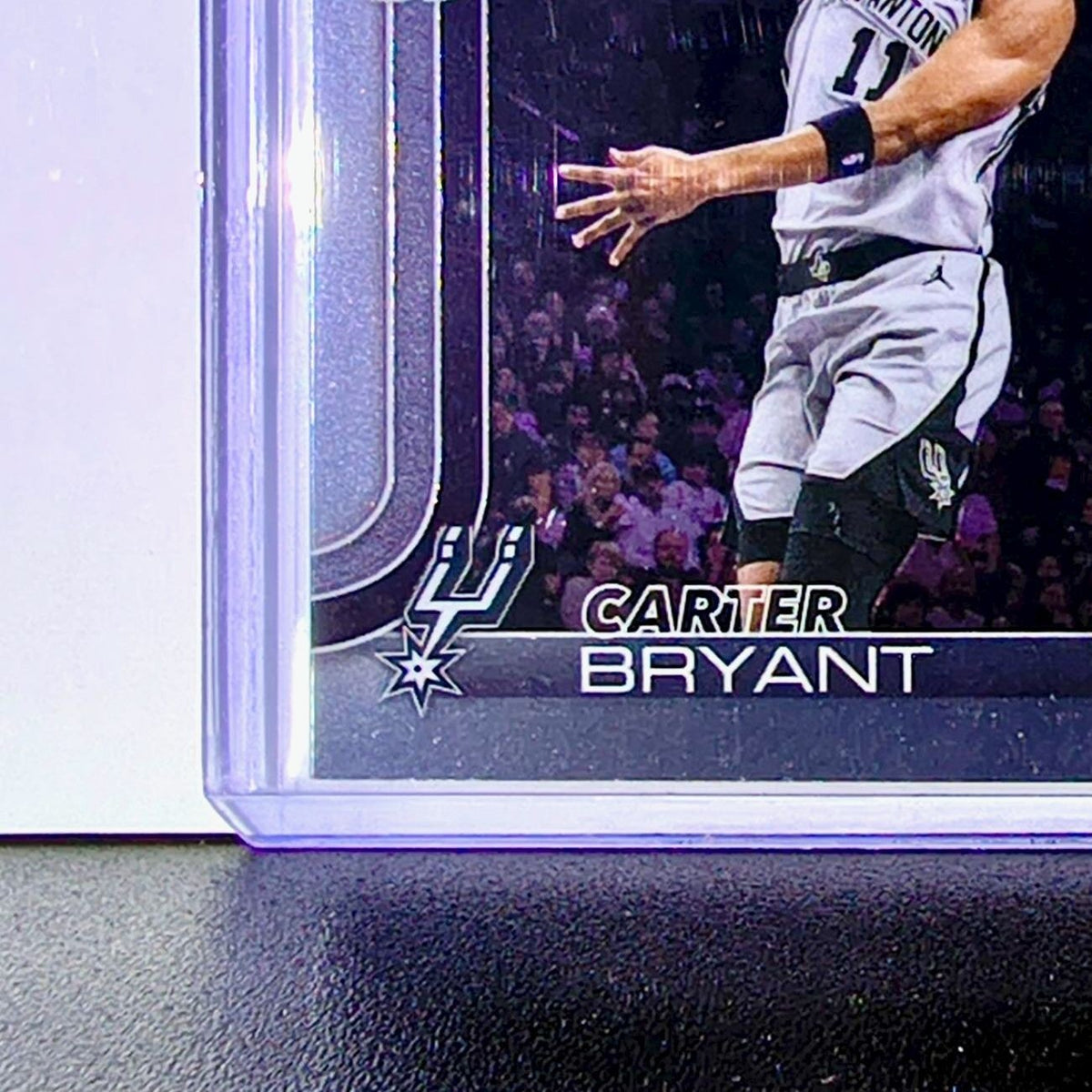 Carter Bryant Rookie 2025-26 NBA Topps Chrome Update #164 Card San Antonio Spurs
