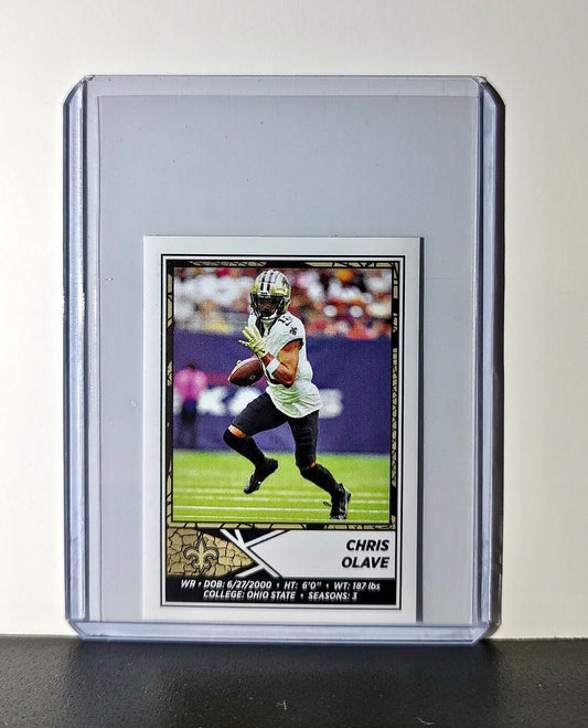 Chris Olave 2024 Panini NFL Sticker #461 New Orleans Saints