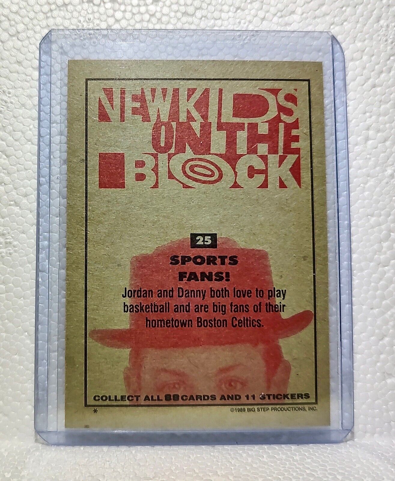 Sports Fans! 1989 New Kids on the Block #25 Trading Card