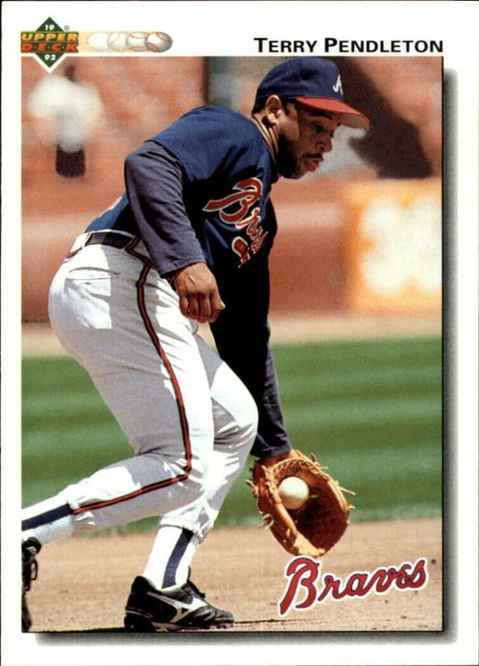 Terry Pendleton 1992 Upper Deck MLB #229 Baseball Card Atlanta Braves