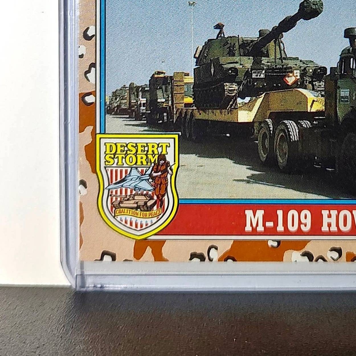 M-109 Howitzer 1991 Topps Desert Storm #107 Card