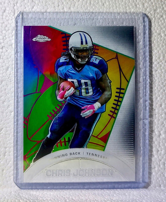 Chris Johnson 2023 Topps Chrome NFL #CAE-15 All-Etch Card Cincinnati Bengals