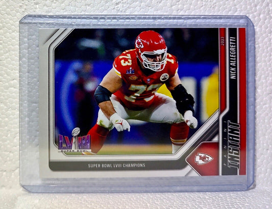 Nick Allegretti 2023 Panini NFL Superbowl Champions #18 Card Kansas City Chiefs