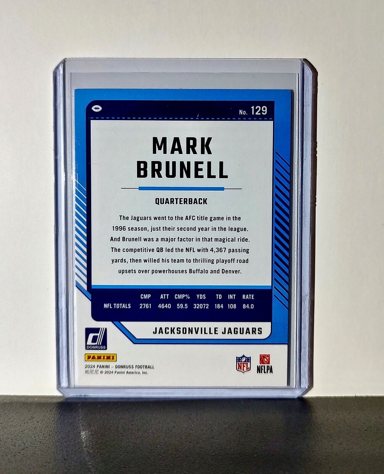 Mark Brunell 2024 Panini Donruss NFL #129 Card Jacksonville Jaguars