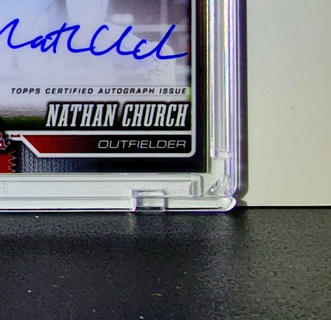Nathan Church Rookie 2026 MLB Topps Chrome #RA-NC Autograph Card Cardinals