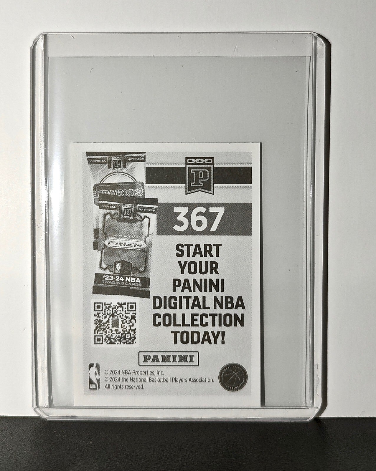 Dalton Knecht Rookie 2024-25 Panini NBA #367 Sticker Card Los Angeles Lakers