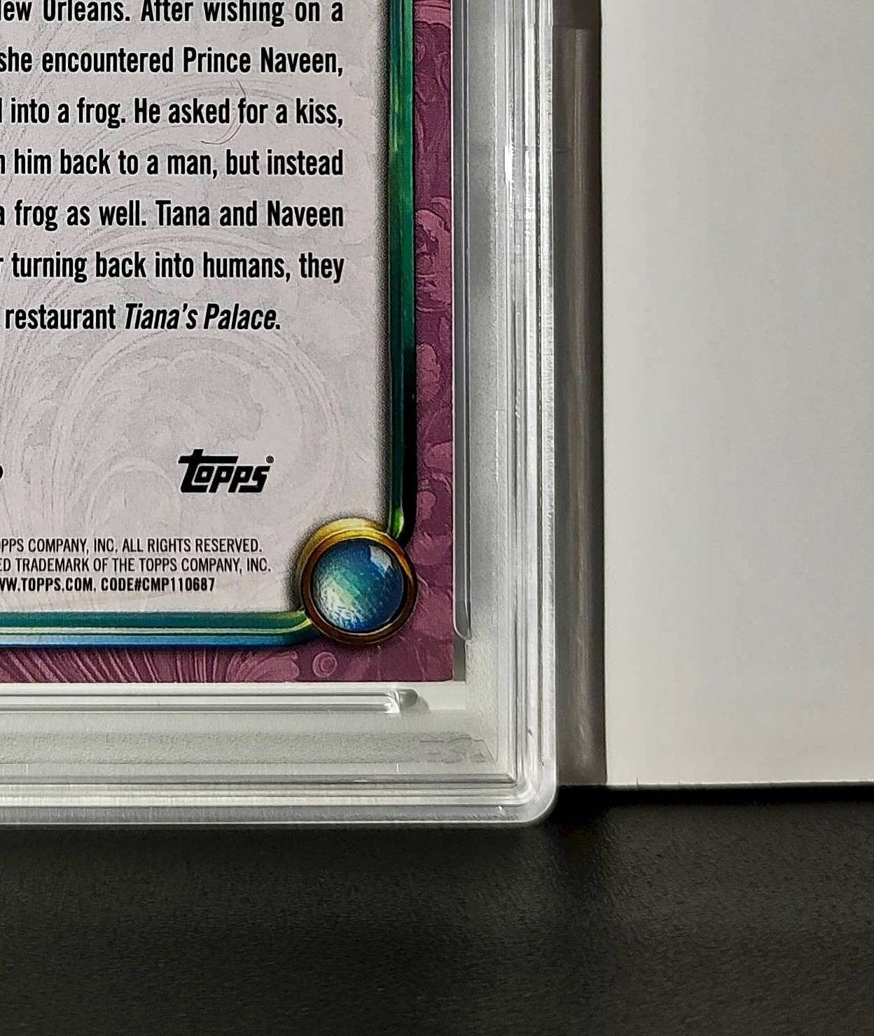 Tiana 2025 Topps Disney Cartoon Princess #159 Card PSA 6
