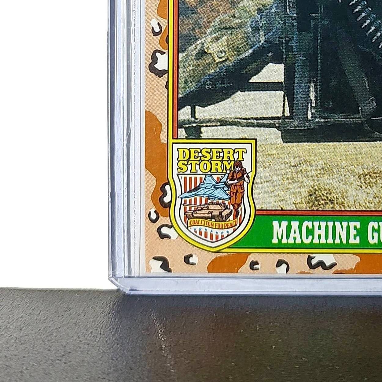 Machine Gunner 1991 Topps Desert Storm #73 Card