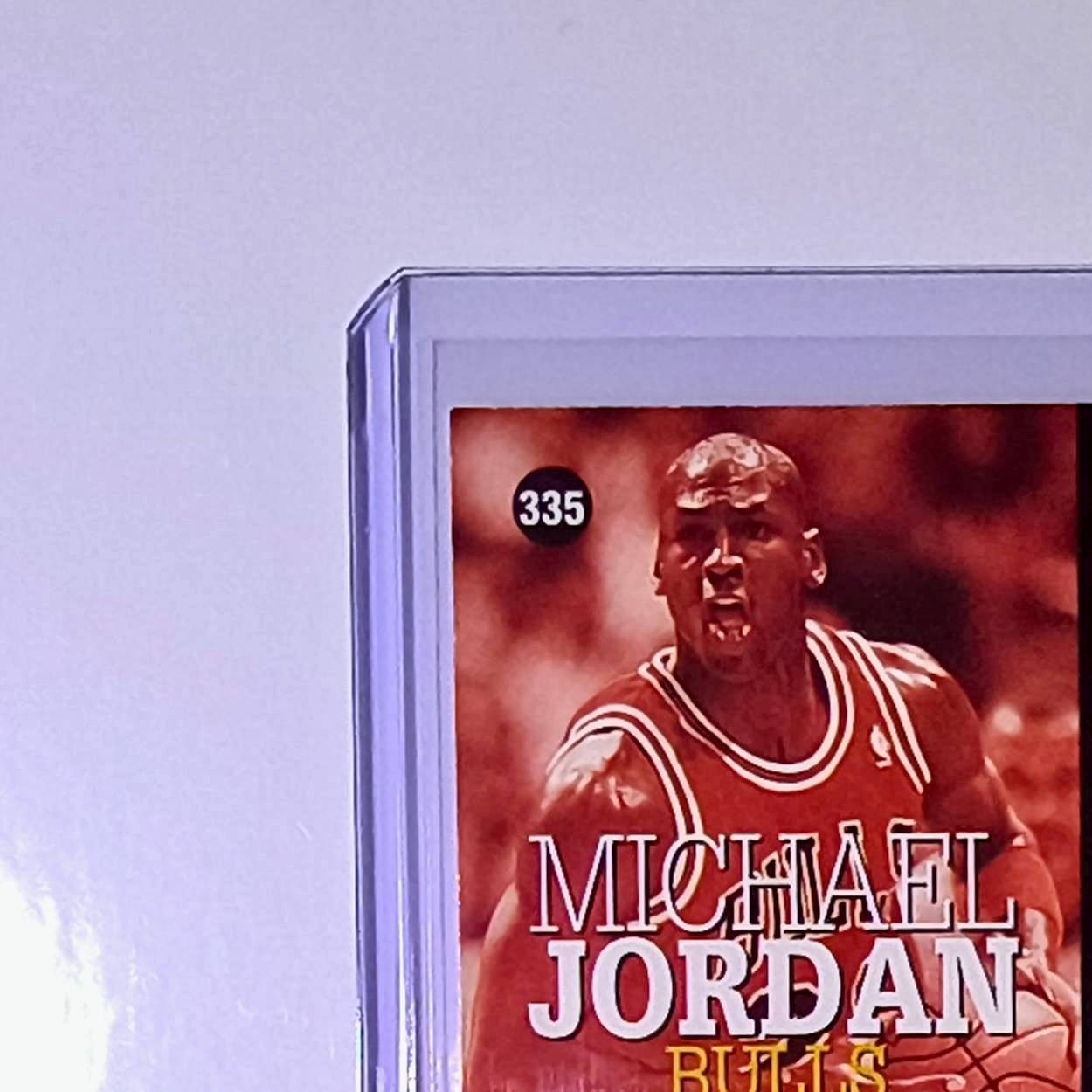 Michael Jordan 1996-97 Hoops  Career Best Game #335 Basketball Card Bulls