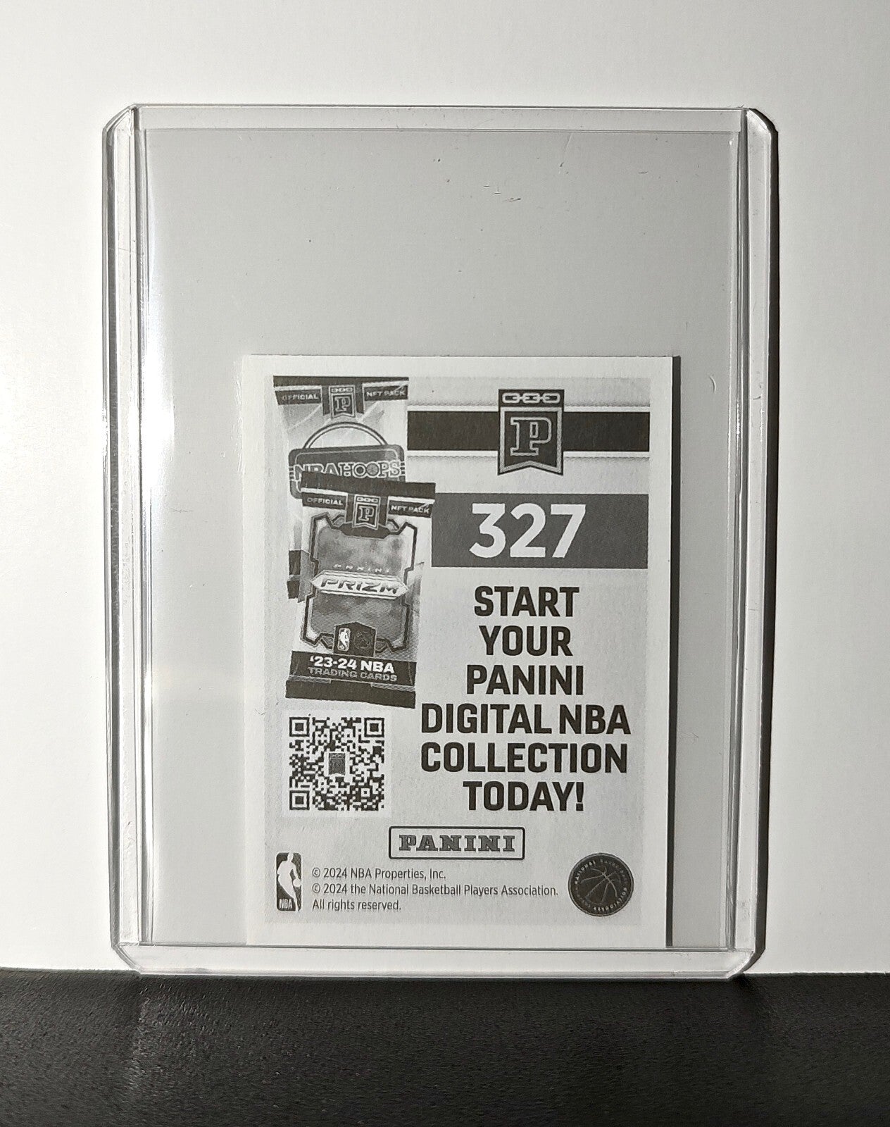 Logo 2024-25 Panini NBA #327 Sticker Card Golden State Warriors