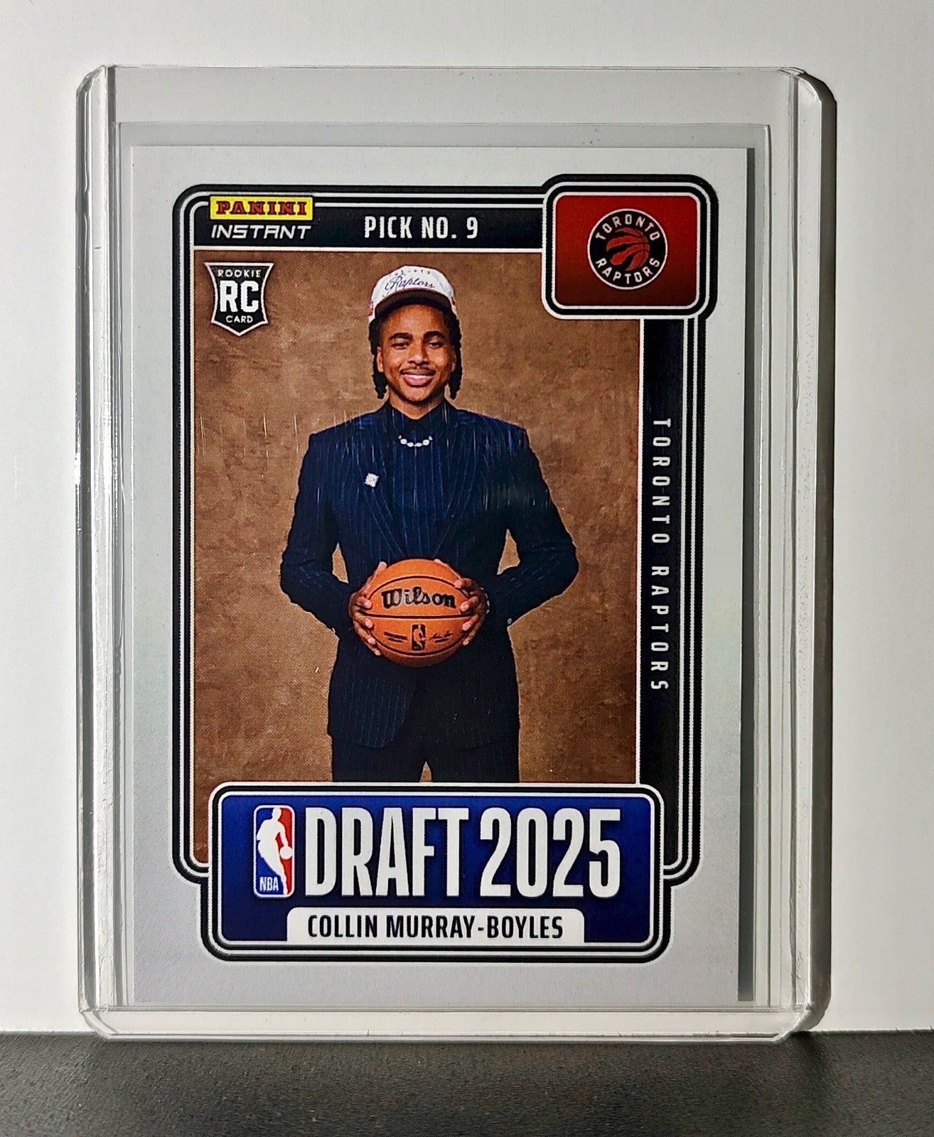 Collin Murray-Boyles Rookie 2025-26 Panini NBA #9 Draft Night Toronto Raptors