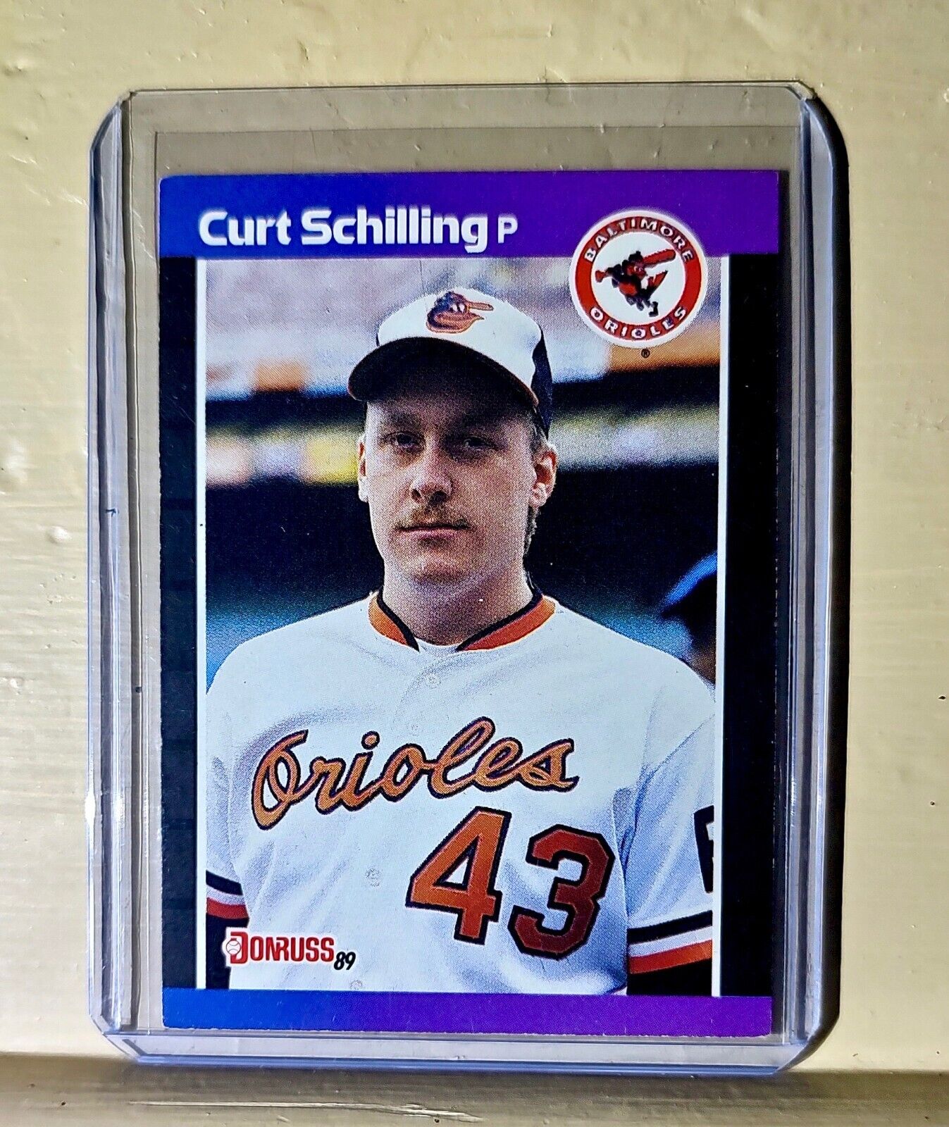 Curt Schilling 1989 Donruss #635 Baseball Card Baltimore Orioles