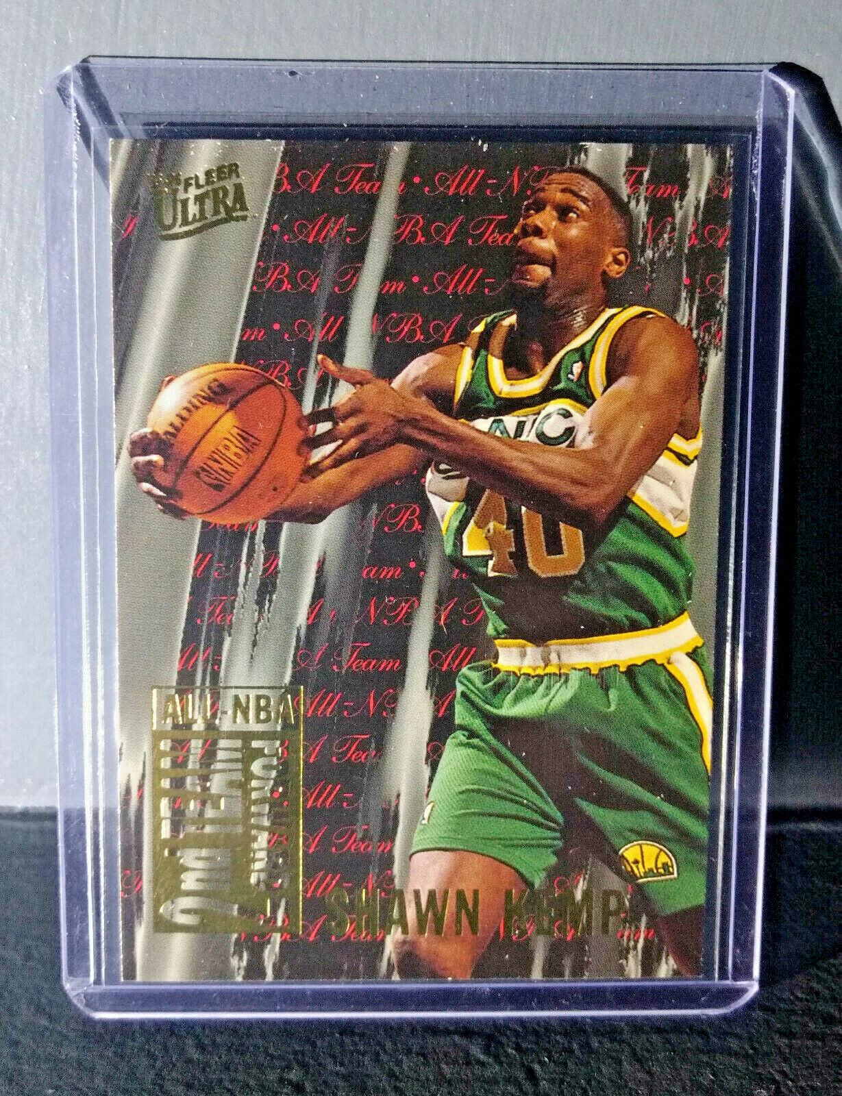 1995-96 Shawn Kemp Fleer Ultra All-NBA Team #7 Basketball Card