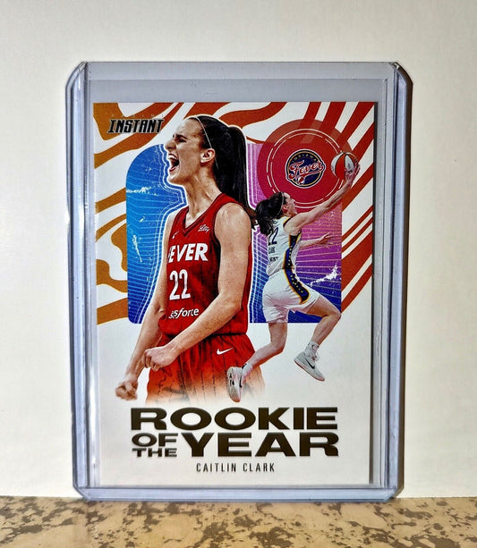 Caitlin Clark 2024 Panini WNBA #CCROY Rookie of the Year Basketball Card