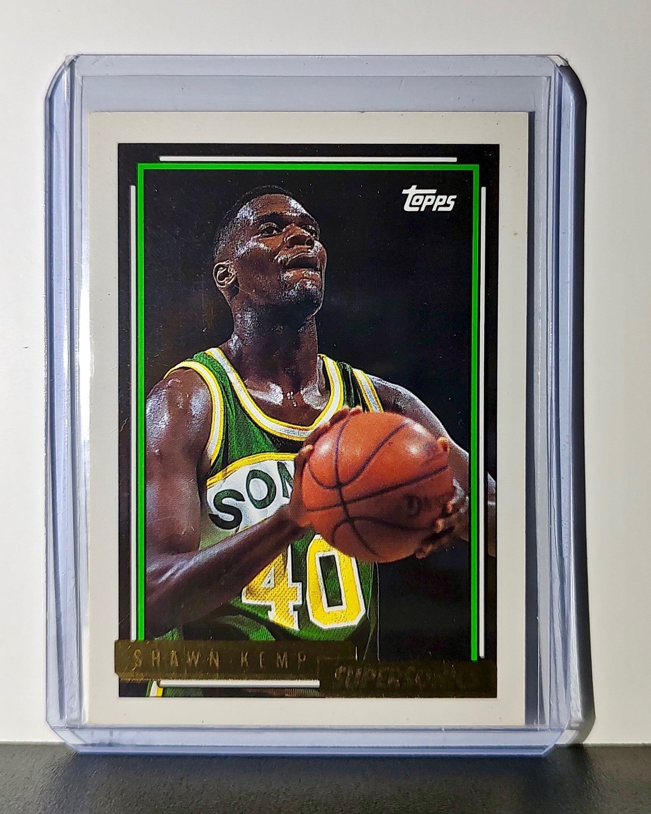 Shawn Kemp 1993 Topps NBA #267 Card Seattle Supersonics