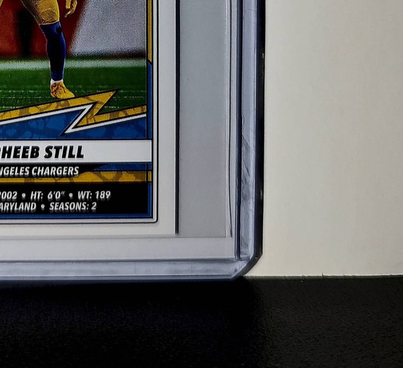 Tarheeb Still 2025 Panini NFL #291 Sticker Los Angeles Chargers