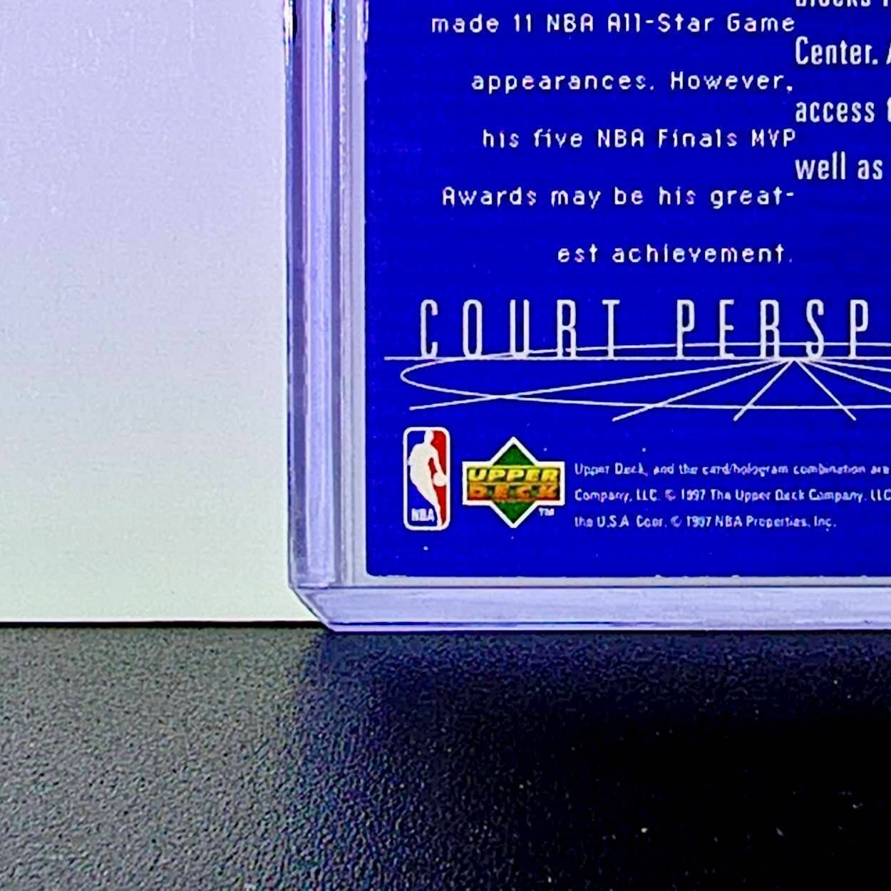 Michael Jordan 1997-98 Upper Deck Court Perspectives #165 Card Chicago Bulls