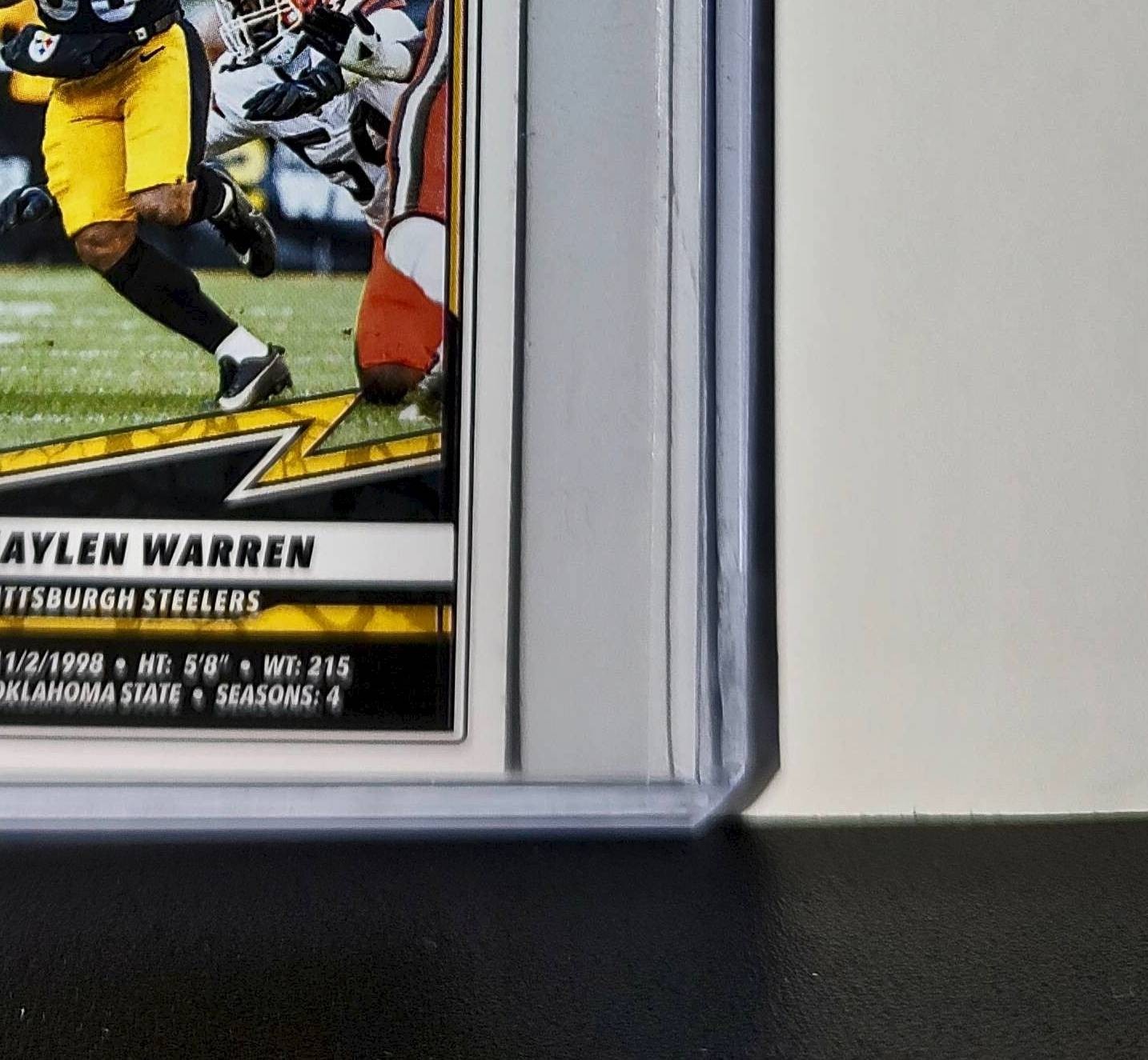 Jaylen Warren 2025 Panini NFL #153 Sticker Pittsburgh Steelers
