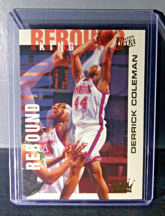 1994-95 Derrick Coleman Fleer Ultra Rebound King #1 Basketball Card