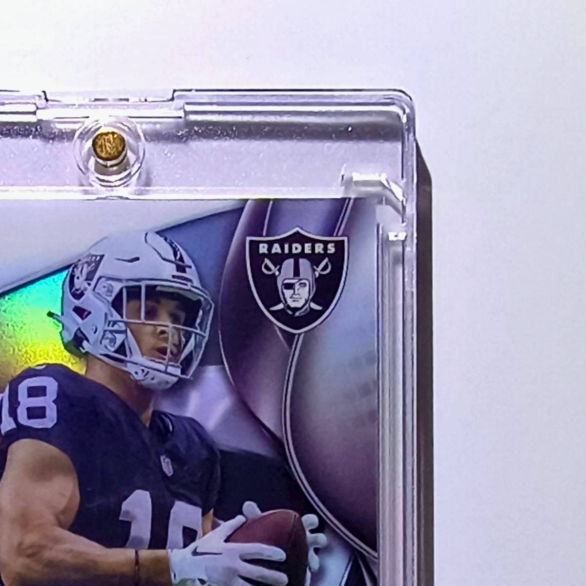 Jack Bech Rookie 2025 NFL Topps Chrome Black #126 Refractor Card 248/299 Raiders