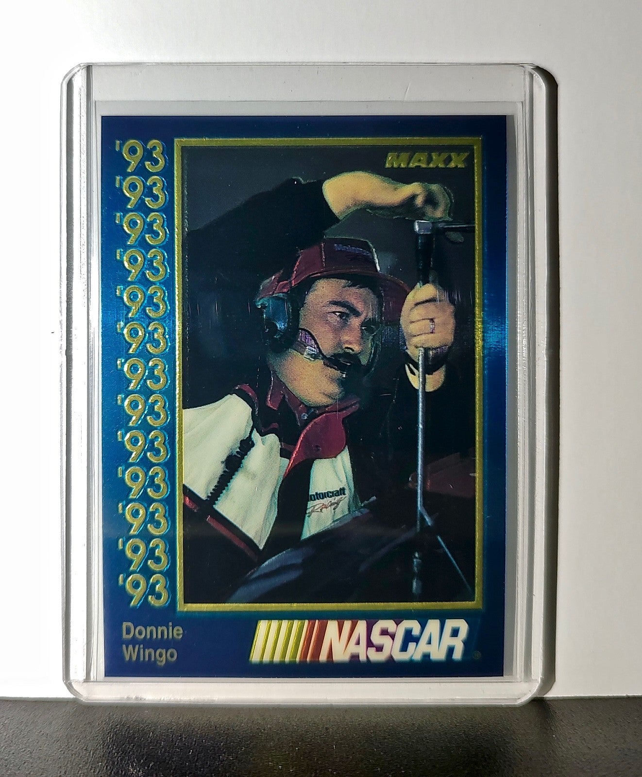 Donnie Wingo 1993 Maxx Premier Plus Racing #142 NASCAR Bud Moore Engineering