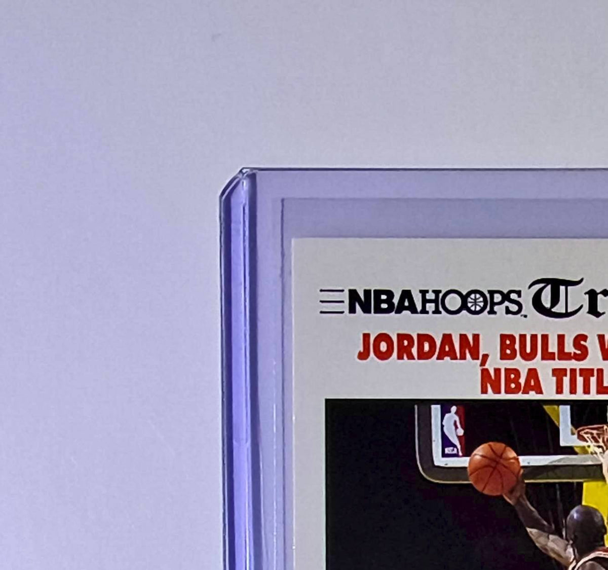 Michael Jordan 1991-92 NBA Hoops Tribune #542 Basketball Card Chicago Bulls