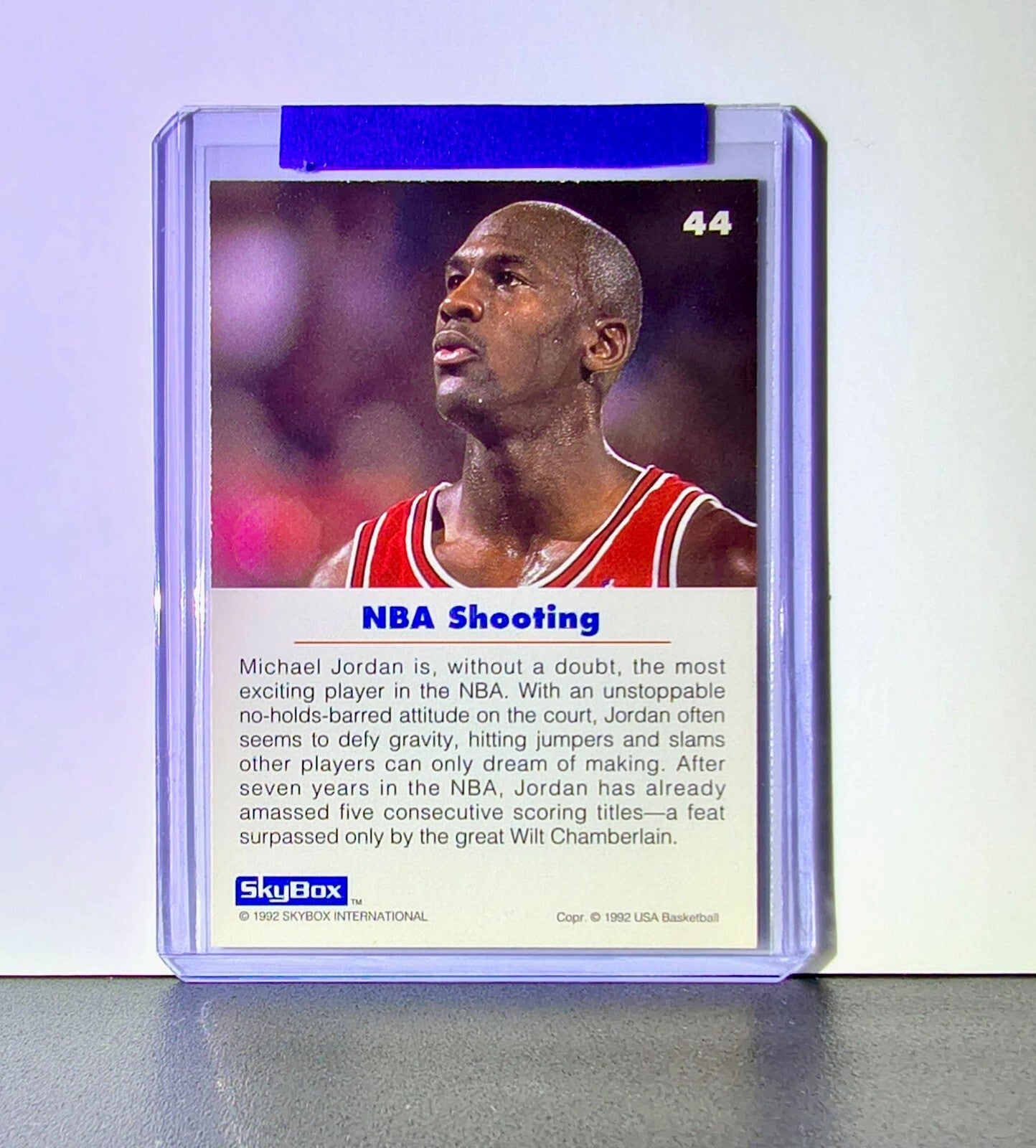 Michael Jordan 1992-93 Skybox USA Basketball #44 Basketball Card Chicago Bulls