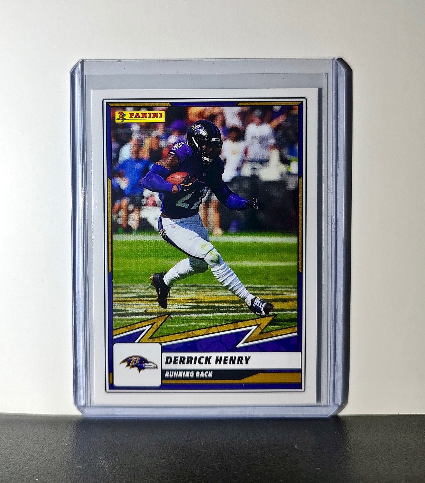 Derrick Henry 2025 Panini NFL #4 Sticker Card Baltimore Ravens