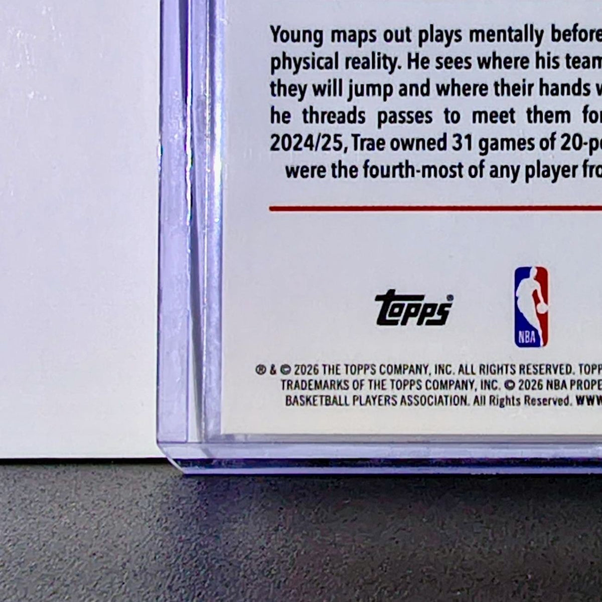 Trae Young 2025-26 NBA Topps Chrome Update X-Fractor #36 Card Atlanta Hawks