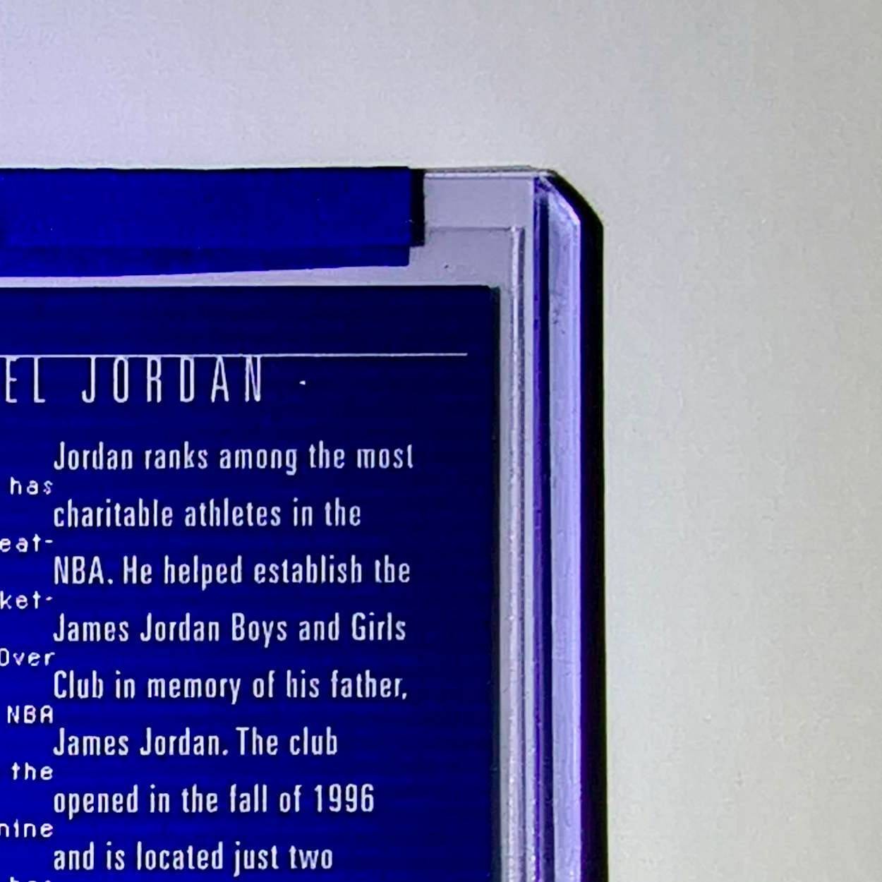 Michael Jordan 1997-98 Upper Deck Court Perspectives #165 Card Chicago Bulls