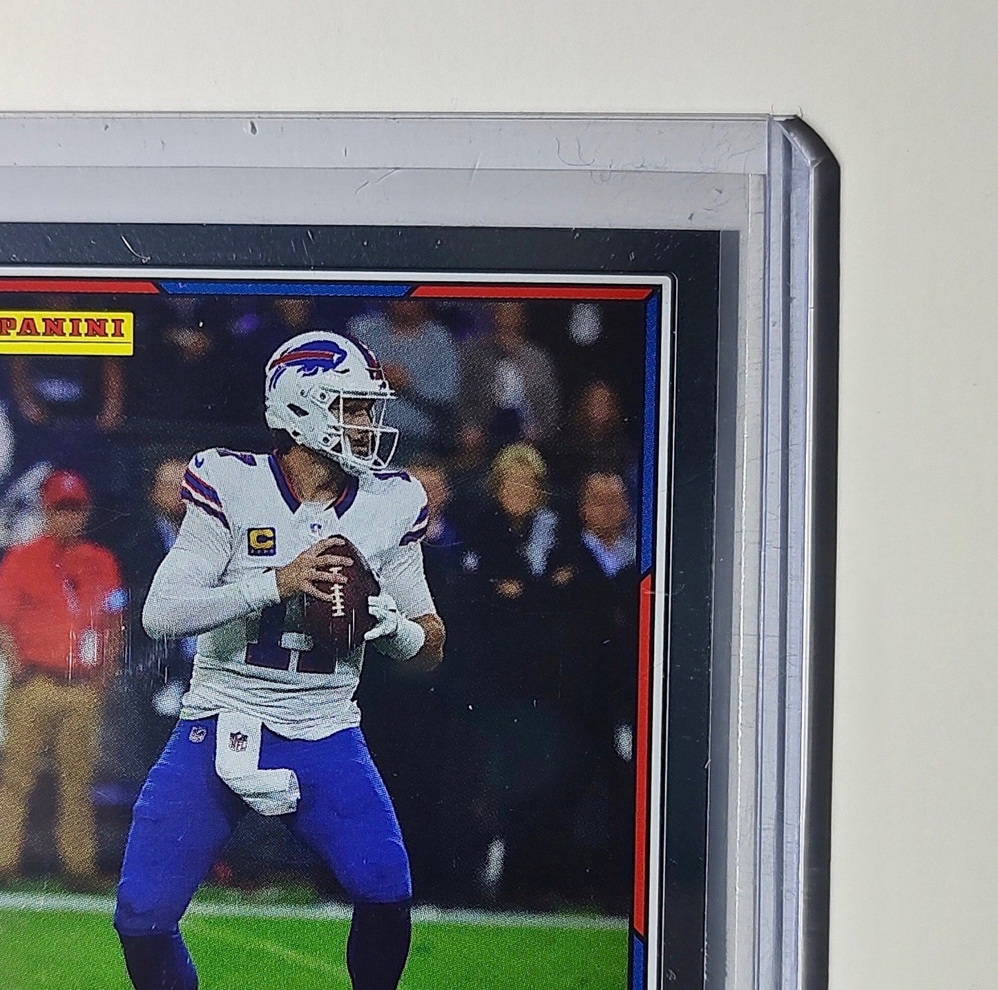 Josh Allen 2025 Panini NFL #10 Foil Sticker Card Buffalo Bills