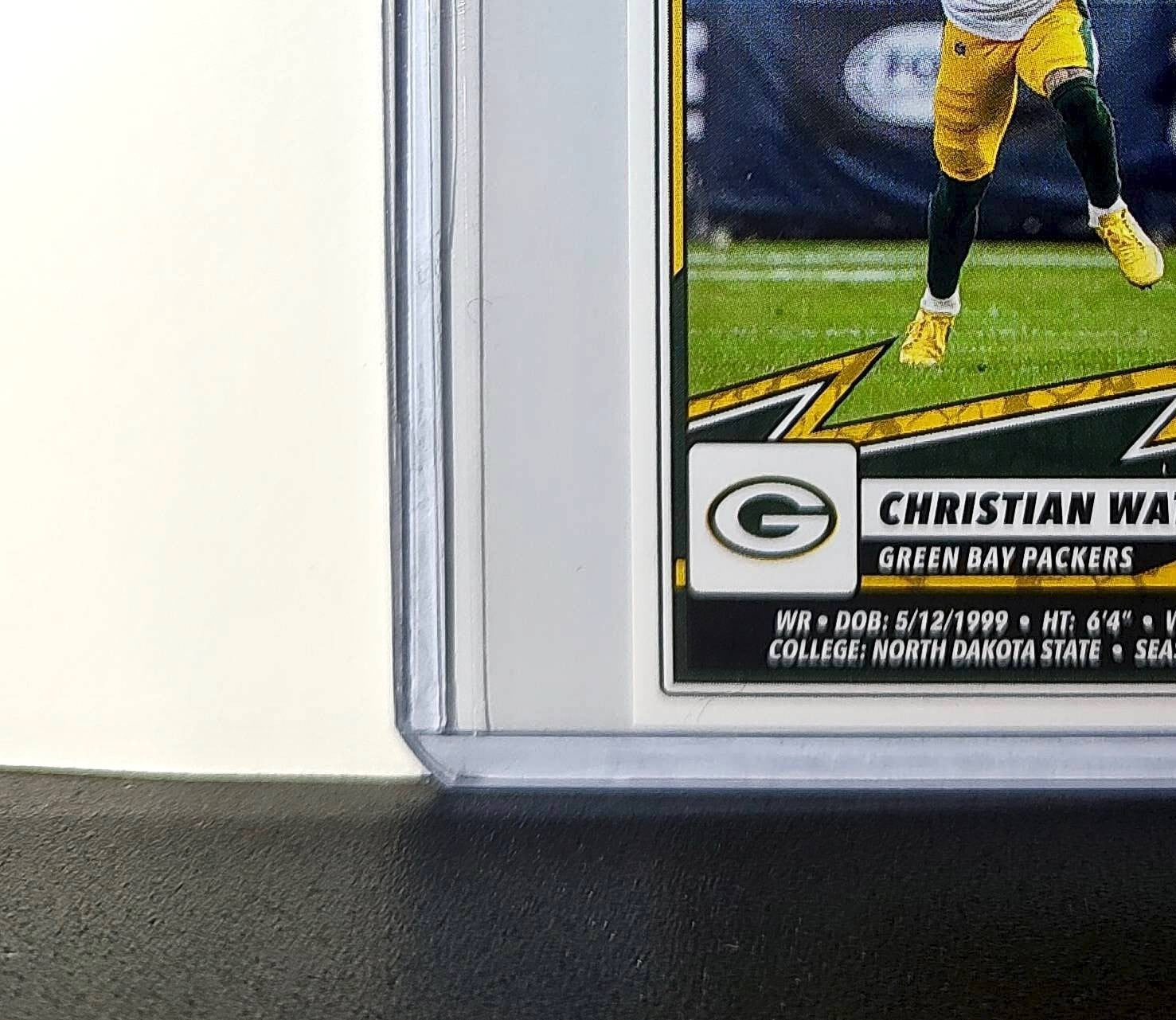 Christian Watson 2025 Panini NFL #397 Sticker Green Bay Packers