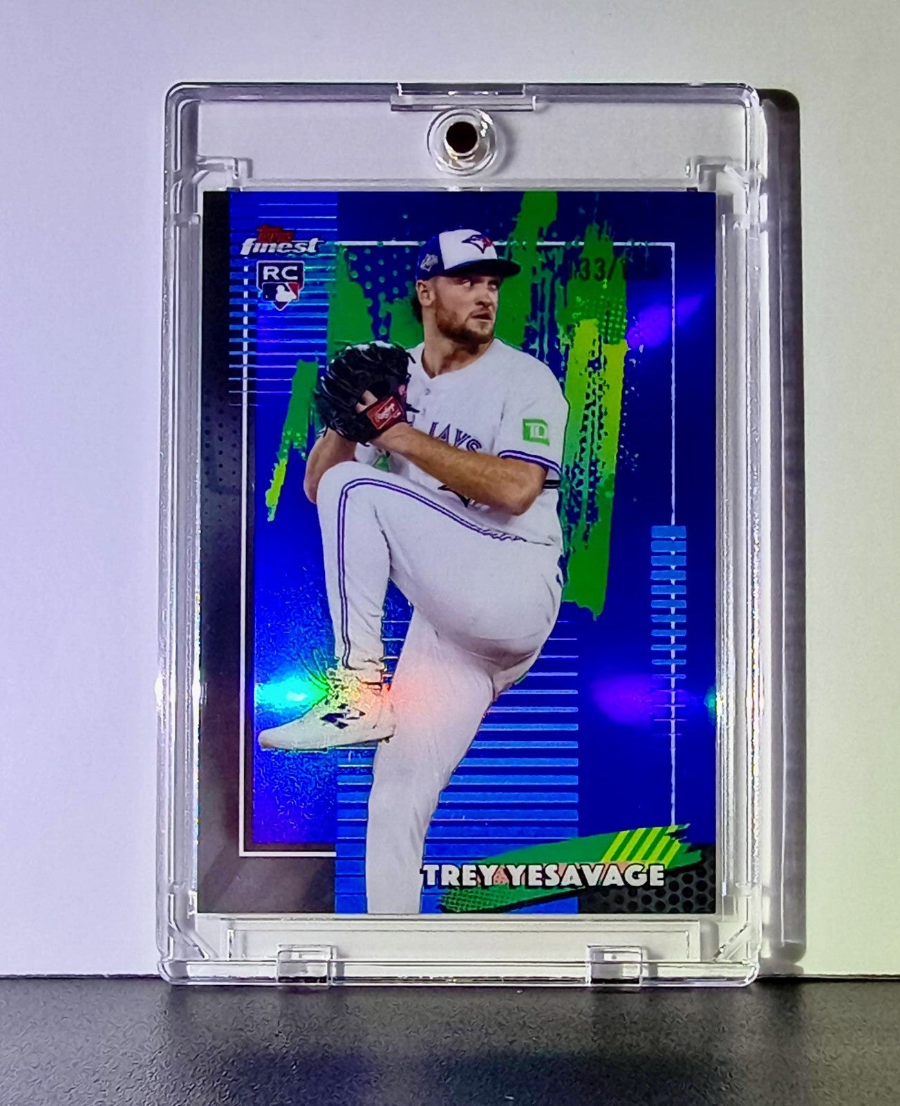 Trey Yesavage Rookie 2026 MLB Topps Finest #96 Refractor 133/150 Card Blue Jays