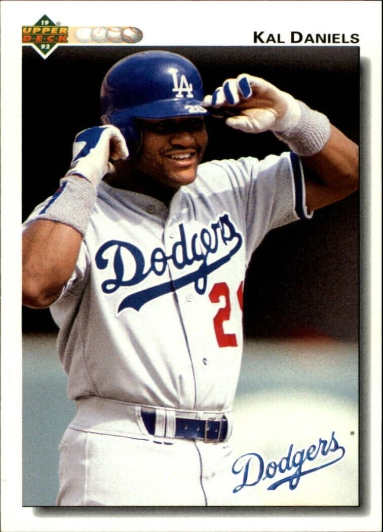 Kal Daniels 1992 Upper Deck MLB #284 Baseball Card Los Angeles Dodgers