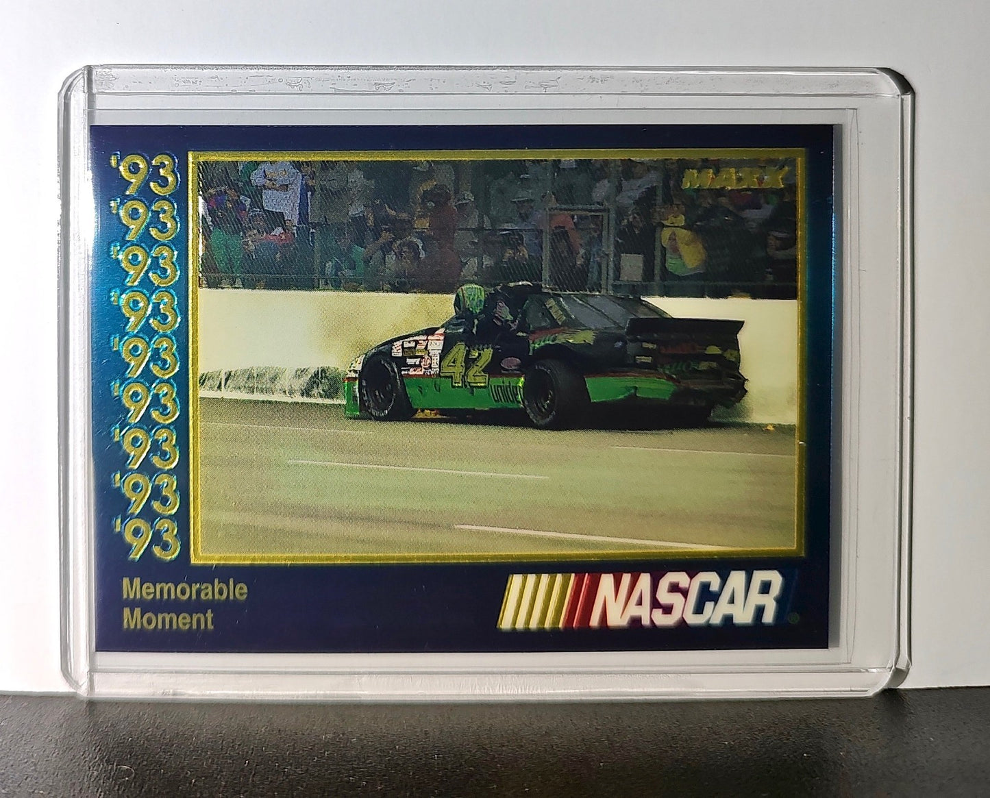 Memorable Moment 1993 Maxx Premier Plus Racing #23 NASCAR Card SABCO Racing