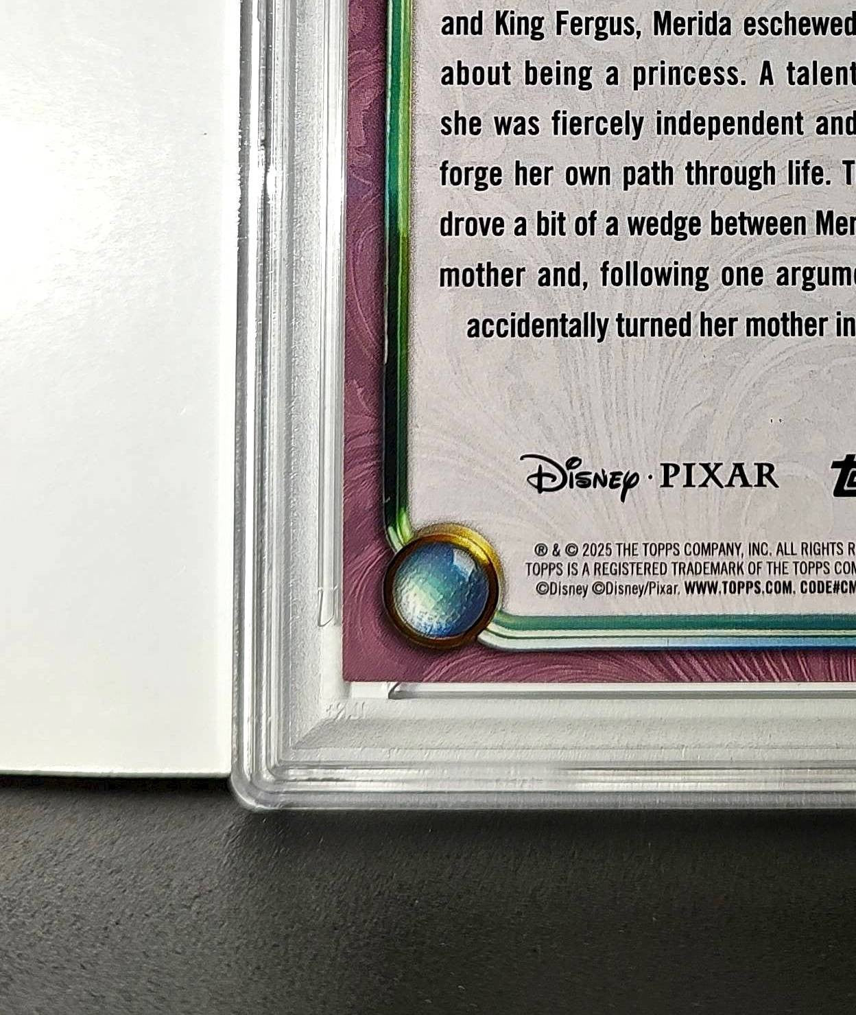 Rapunzel 2025 Topps Disney Cartoon Princess #160 Card Tangled PSA 9