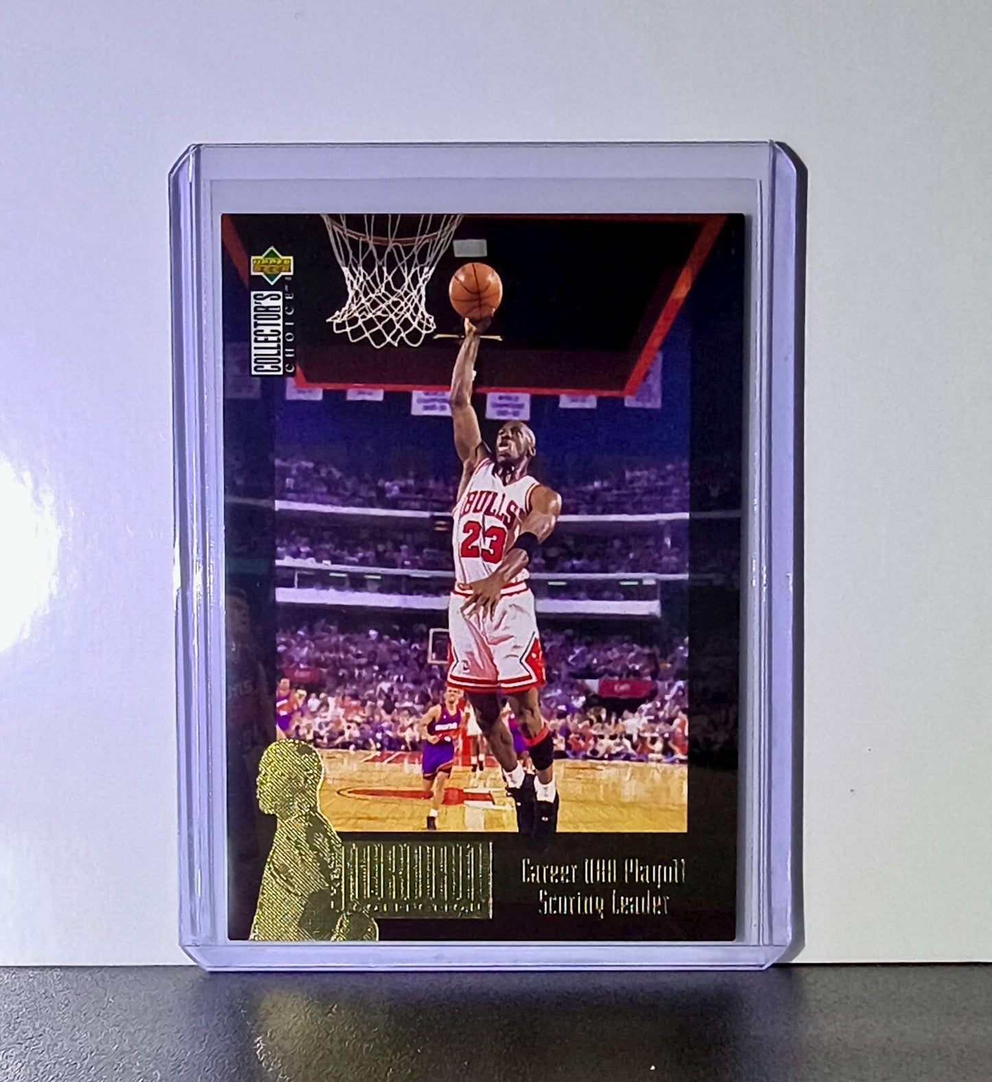 Michael Jordan 1995-96 Upper Deck Collector's Choice #JC11 Card Chicago Bulls